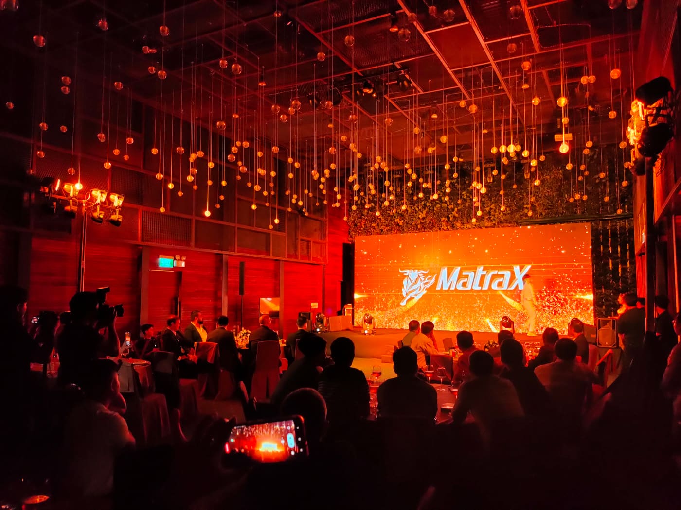 MatraX launch gala hall in Ho Chi Minh City